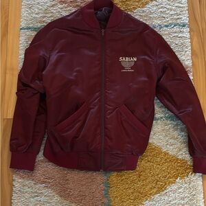 Maroon Bomber Jacket